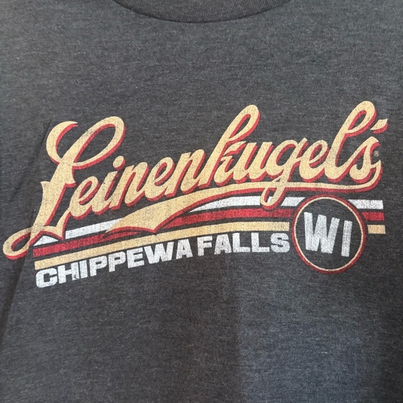 Leinenkugels Dark Gray T-Shirt- Size L - Picture 2 of 4